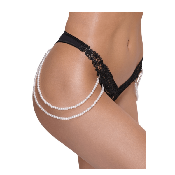 String dentelle & perles amovibles - Cottelli